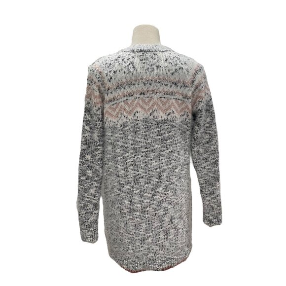 Retrology Fuzzy M Open-Front Cardigan Cozy Knit Soft Casual Layering Casual - Picture 8 of 10